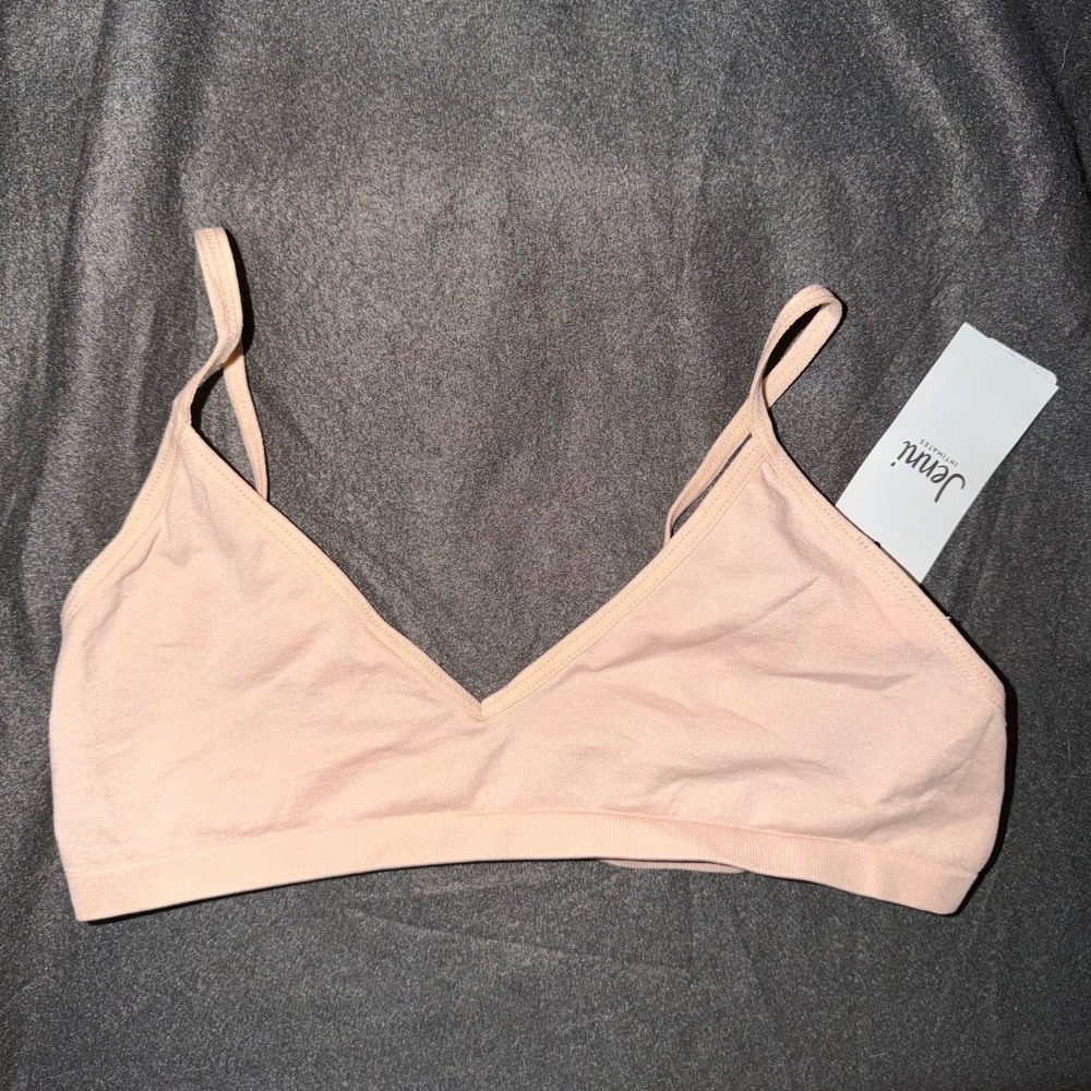 Jenni Intimates Womens Seamless Bralette Chai Beige Small 100158355